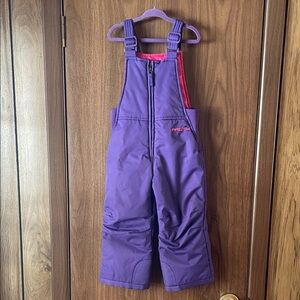 Arctix Kids Snowpants in Purple with Pink Accents